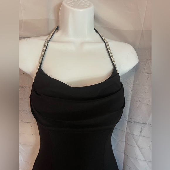 🖤Morgan & Co Drape Front Gown Women’s/Juniors Size 0🖤 - Picture 10 of 12